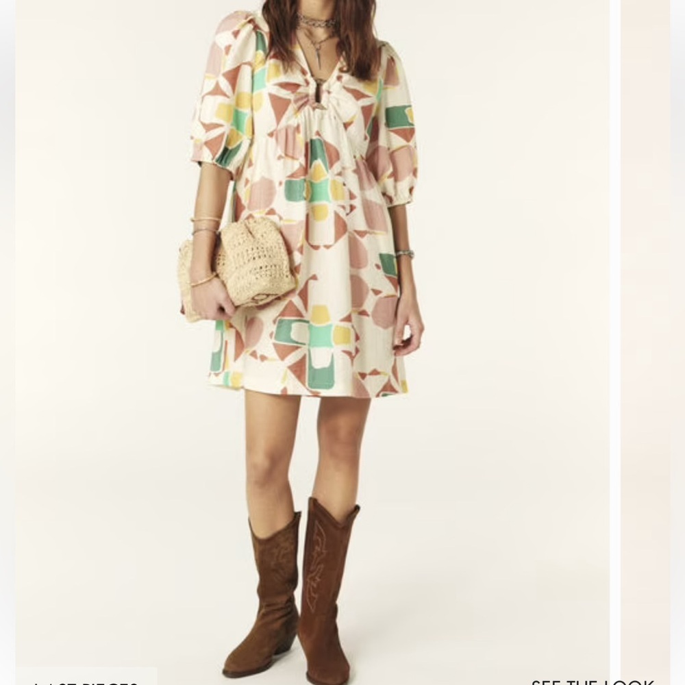 BA&SH ARANCIA Short loose dress - Picture 4 of 10